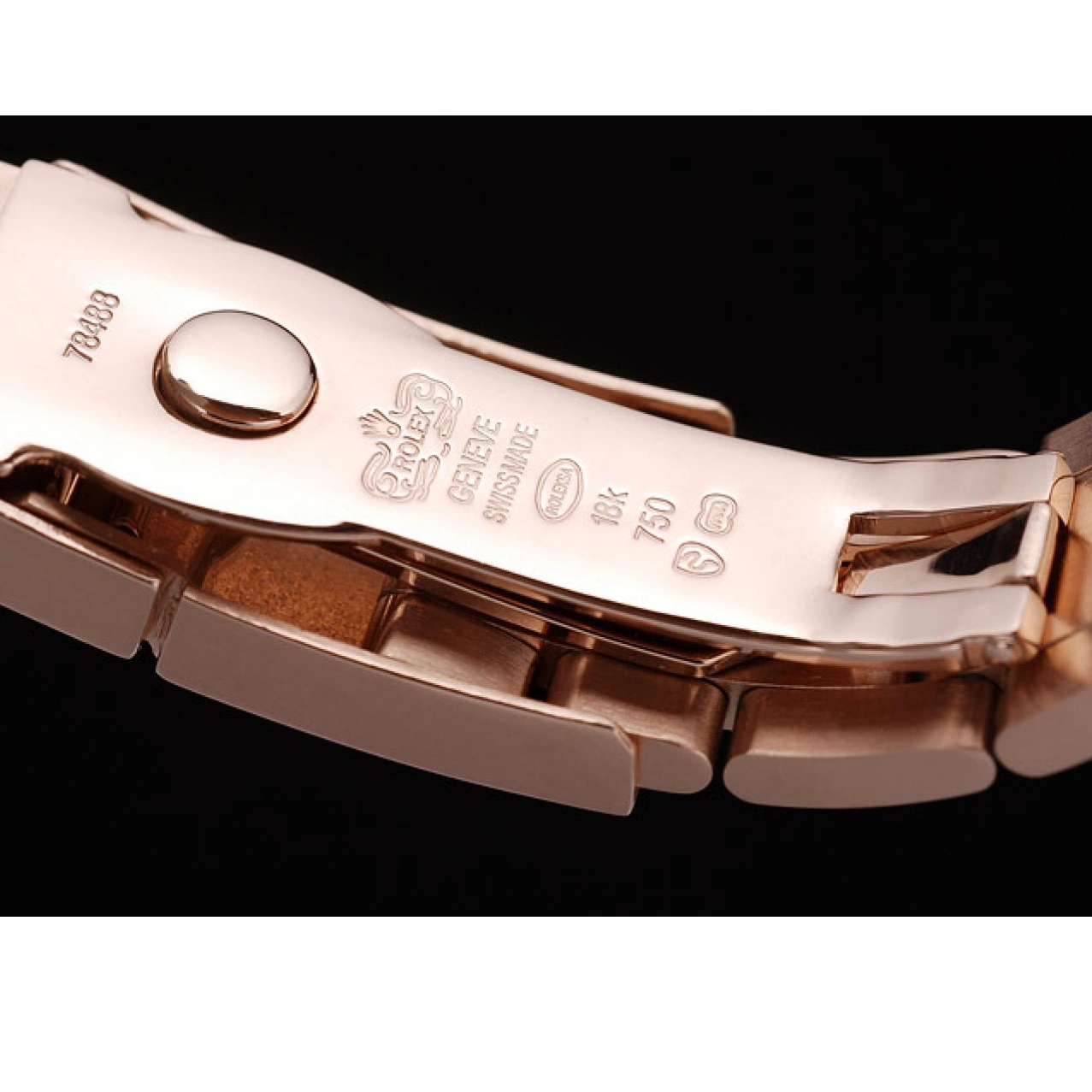 Good copy rolex watches Daytona Rolex Bezel Gold Rose Dial Gold Plated Steel Rose Stainless 0707